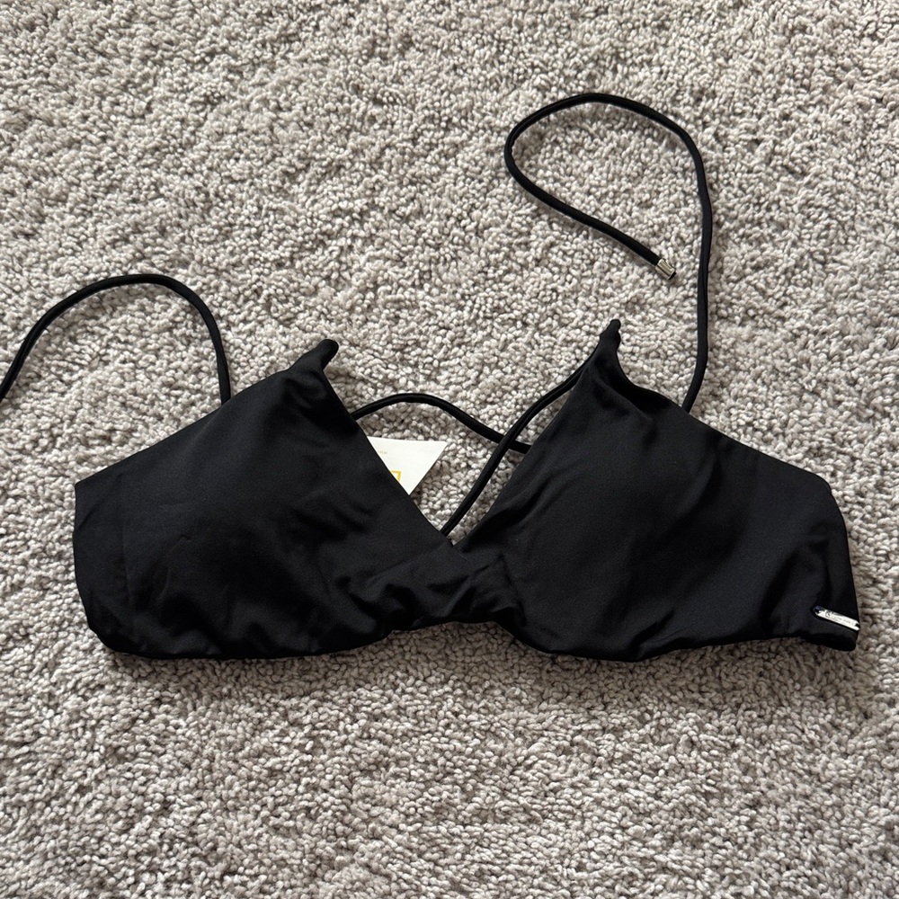 New BuffBunny Black Swim Bra